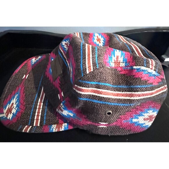 Obey Propaganda Retro Y2K Boho Asymmetrical Art Print Newsboy Ivy Cap Hat - Picture 3 of 8